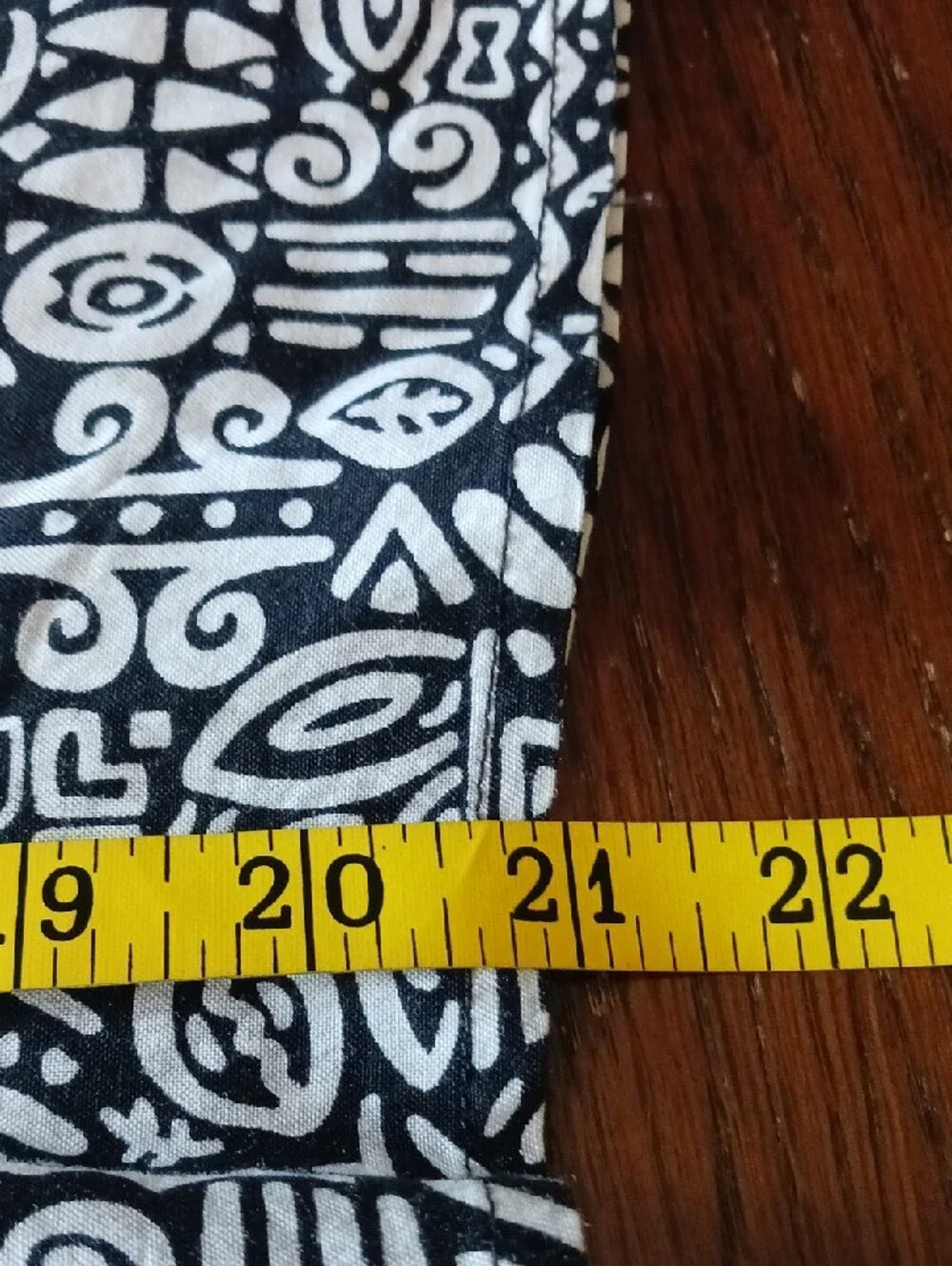 Material Girl- Black & White Patterned Scoop Neck Tank Top - Picture 12 of 13